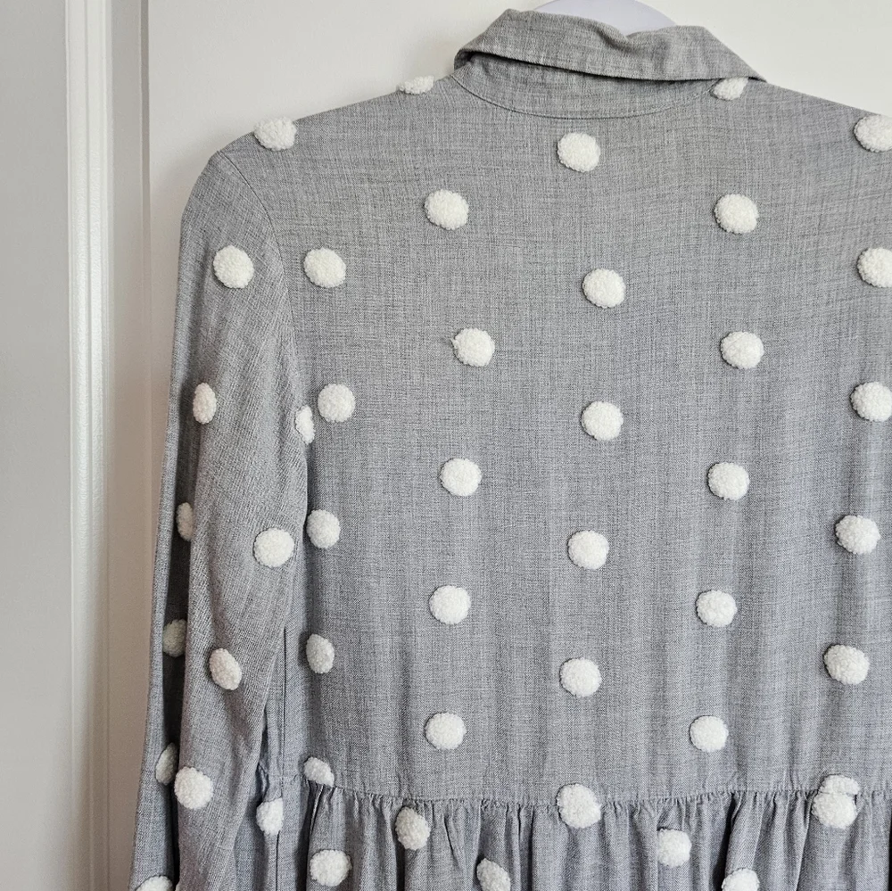 Zara gray white